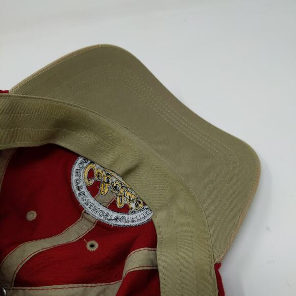 Paramount Headgear Cabela's Slideback Hat Embroidered Logo Red OSFA - Picture 10 of 11